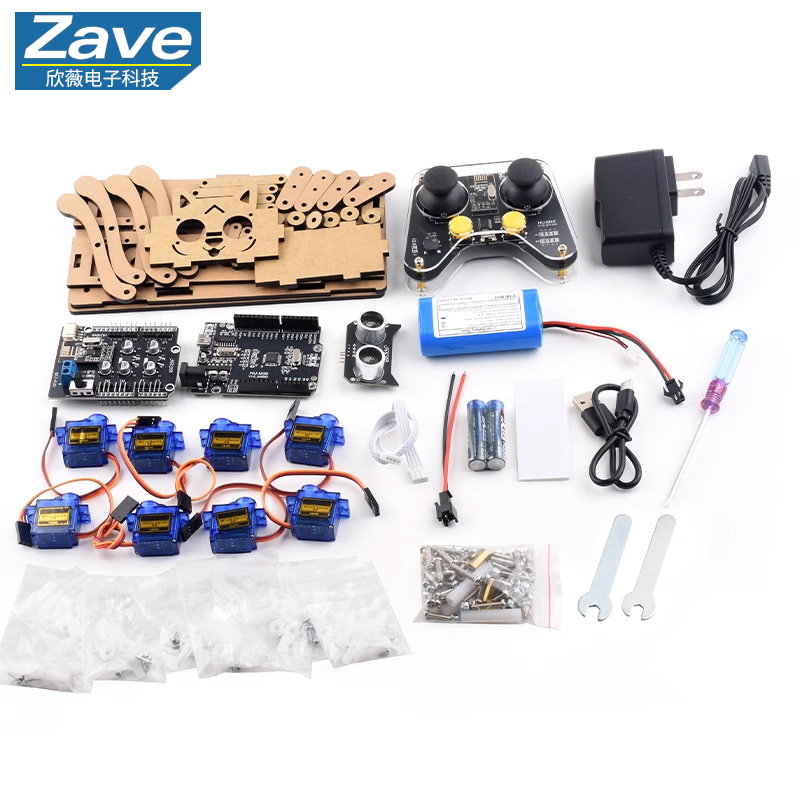 Diy Electronics India - หุ่นยนต์โปรแกรมและพัฒนาอัจฉริยะ, หุ่นยนต์สุนัขกลไกไบโอนิคสี่ขา, หุ่นยนต์สุนัขควบคุมระยะไกล, ชุด DIY สัตว์เลี้ยงอิเล็กทรอนิกส์