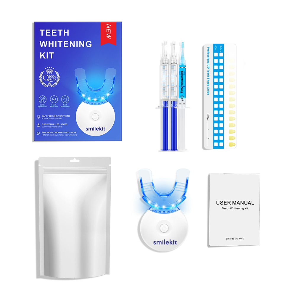 Led Assortment Kit - ชุดฟอกสีฟัน - เครื่องฟอกสีฟันไฟ LED 5X พร้อมคาร์บาไมด์เปอร์ออกไซด์