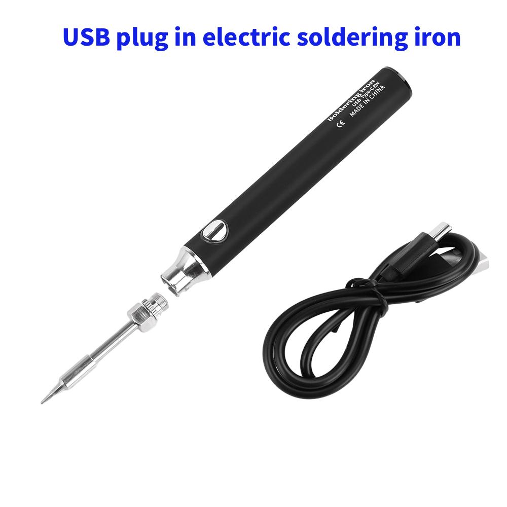 Flux Pen Electronics - หัวแร้งบัดกรีแบบมินิ USB Type-C ปรับอุณหภูมิได้ 3 ระดับ