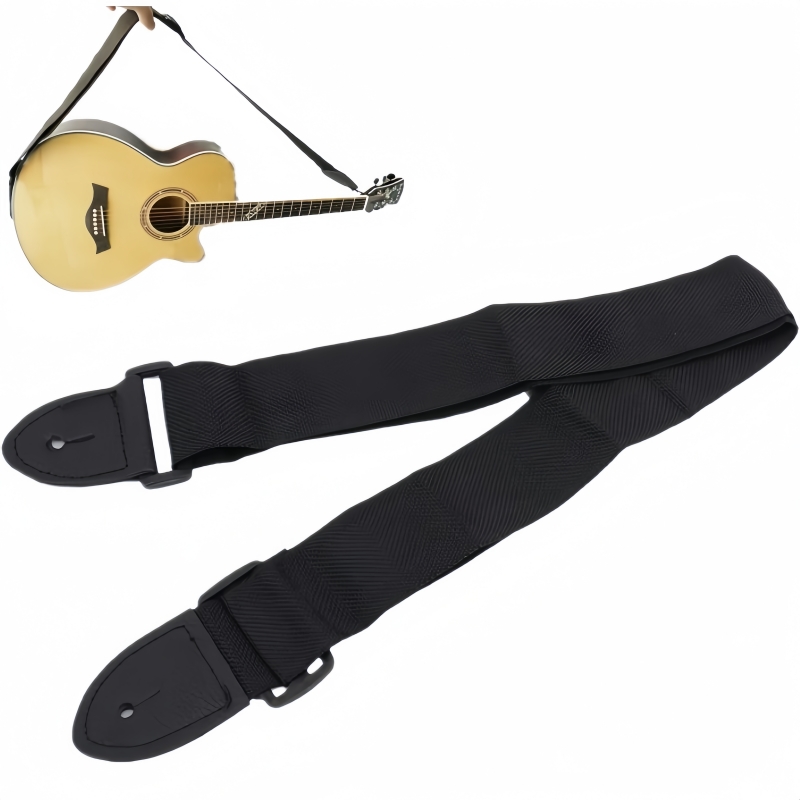 Diy Guitar Electronics - มิวาเยอร์ 68 ซม.-124 ซม.สายคล้องกีตาร์หนังปรับสายสะพายไหล่สำหรับกีตาร์ไฟฟ้า,กีตาร์เบสอุปกรณ์เสริม