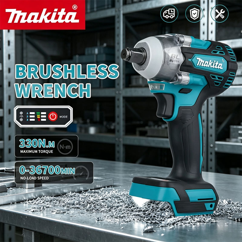 Makita Drill Dtw300 - เครื่องมือไฟฟ้าไร้สาย Makita DTW300 18V แบบไร้แปรงถ่าน แรงบิดสูง