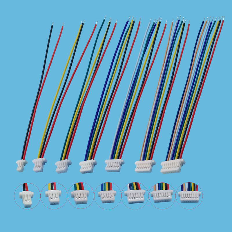 Diy Electronics Wire - 10ชิ้นมินิSH 1.0มิลลิเมตรสนามหญิงเดี่ยวเชื่อมต่อJST SH 1มิลลิเมตร2/3/4/5/6/7/8ขาขั้วเสียบ10เซนติเมตร28AWGสายอิเล็กทรอนิกส์สายเคเบิ้ล