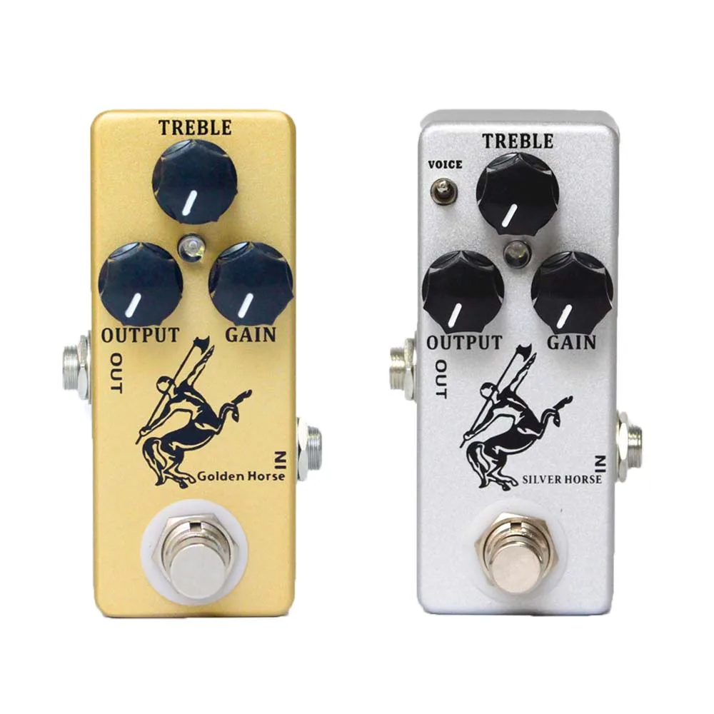 Diy Guitar Electronics - MOsky เอฟเฟกต์กีตาร์ม้าสีทอง/เงิน, เอฟเฟคท์ไดรฟ์แบบเหยียบชิ้นส่วนและอุปกรณ์เสริม