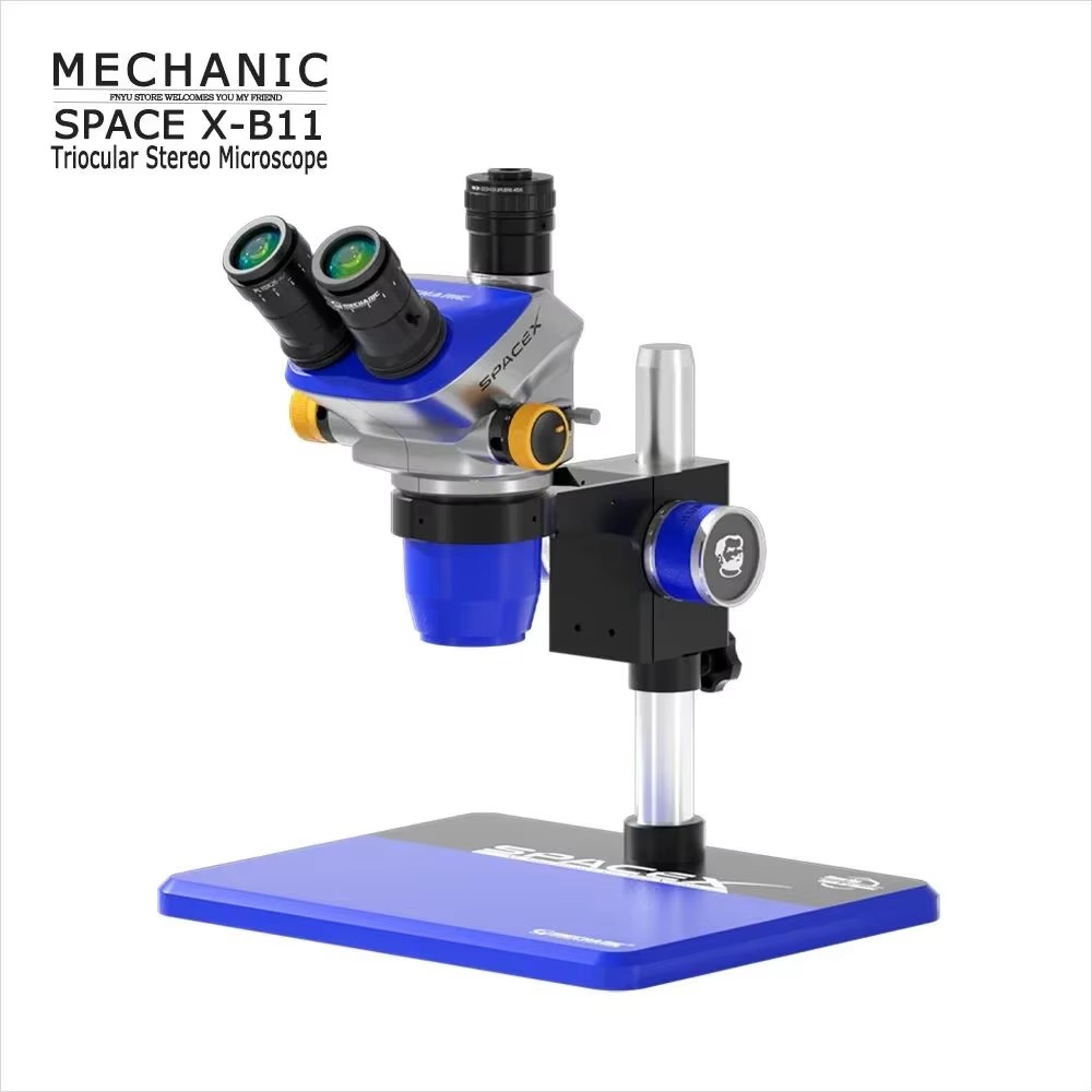 Diy Microscope For Electronics Repair - กล้องจุลทรรศน์สามตา Ranlraka SPACE X-B11/SPACE X-TSD ซูมต่อเนื่อง