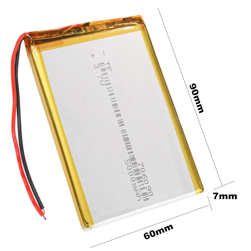 Diy Electronics Book - 1-10 ชิ้น 3.7V 5000mAh 706090 606090
