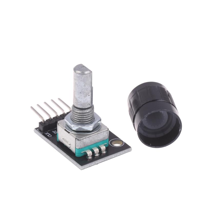 Arduino Diy Electronics - KY-040 โมดูลตัวเข้ารหัสแบบหมุนได้ 360 องศาพร้อมปุ่มกด 20 พัลส์