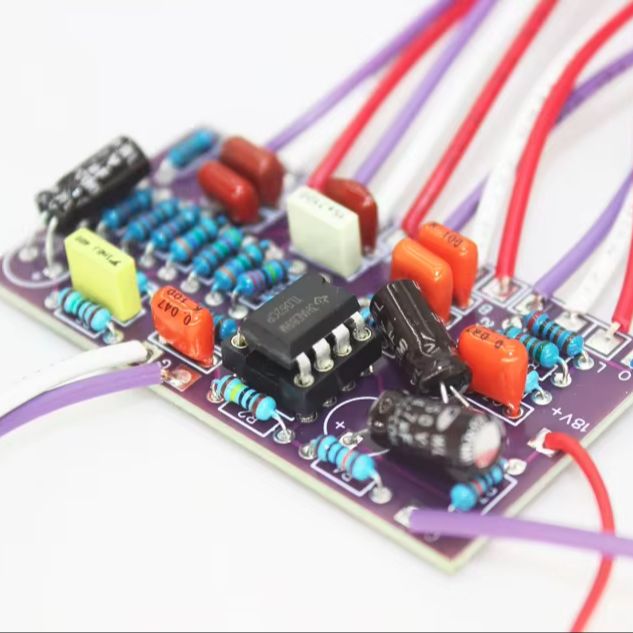 Diy Guitar Electronics Kit - ชุดอุปกรณ์ปรับแต่งเสียงแจ๊สเบสแบบแอคทีฟ, แผงควบคุมโทนเสียงอีควอไลเซอร์ 3 แบนด์ พร้อมปุ่มปรับระดับเสียง, อุปกรณ์อิเล็กทรอนิกส์สำหรับกีตาร์ทดแทน