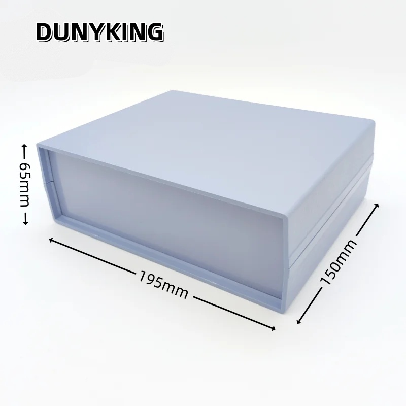 Diy Electronics Wire - กรณีกล่องพลาสติก 195x150x65 มม.แผงวงจรโครงการอิเล็กทรอนิกส์ DIY ลวดกล่องพร้อมสกรู 1PCS