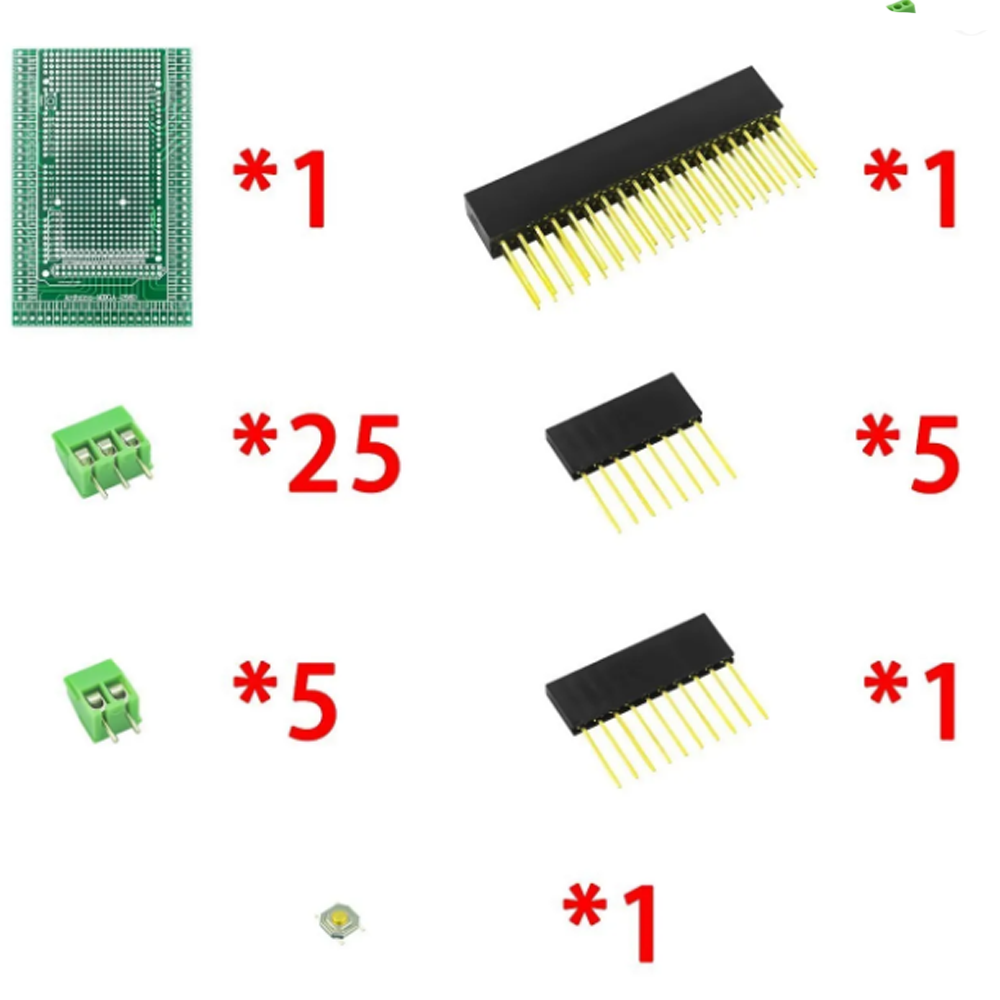 ชุดแผงวงจร PCB แบบสองด้านพร้อม - Arduino Diy Electronics บทวิจารณ์และราคา