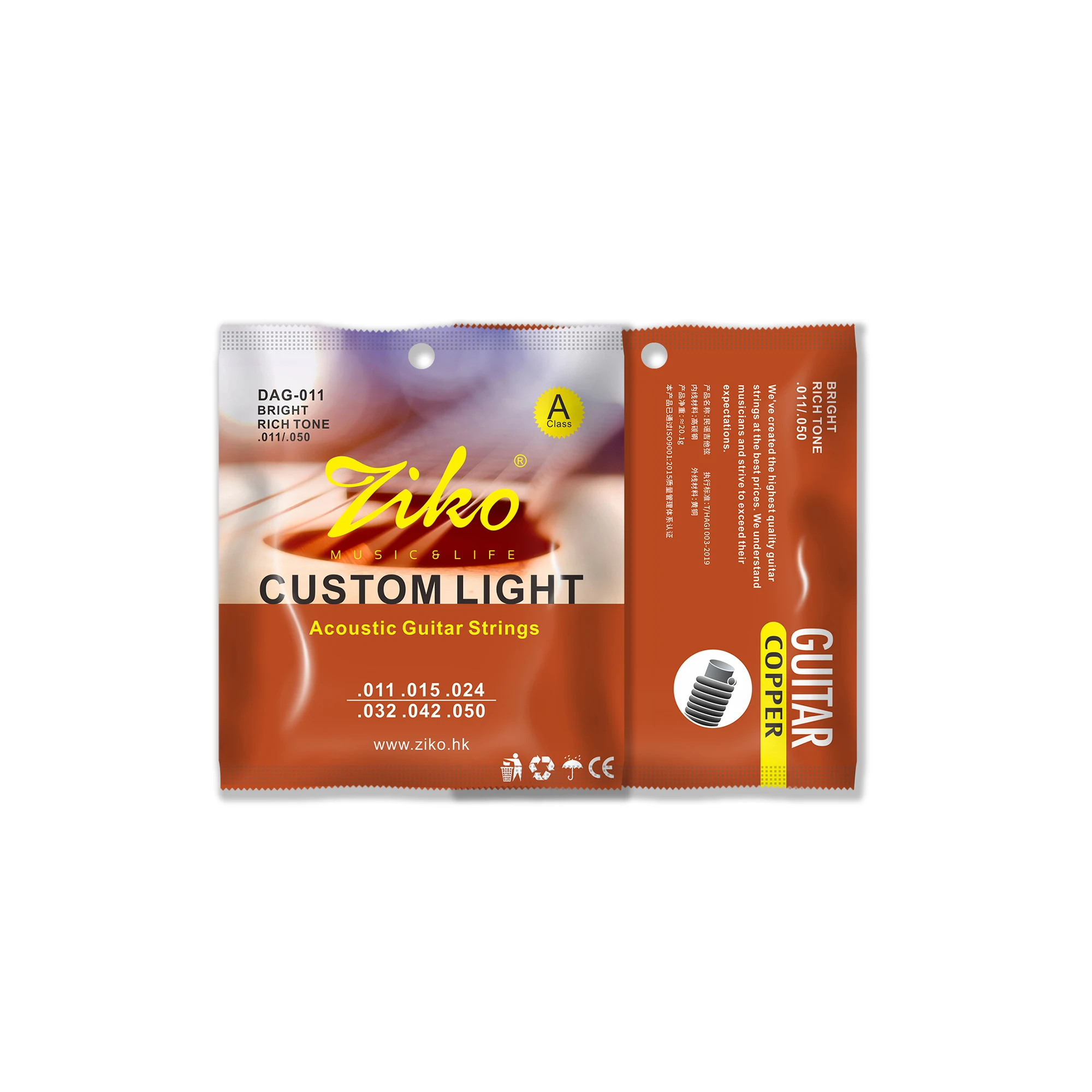 ZIKO กีตาร์อะคูสติก String แกน - Diy Guitar Electronics บทวิจารณ์และราคา