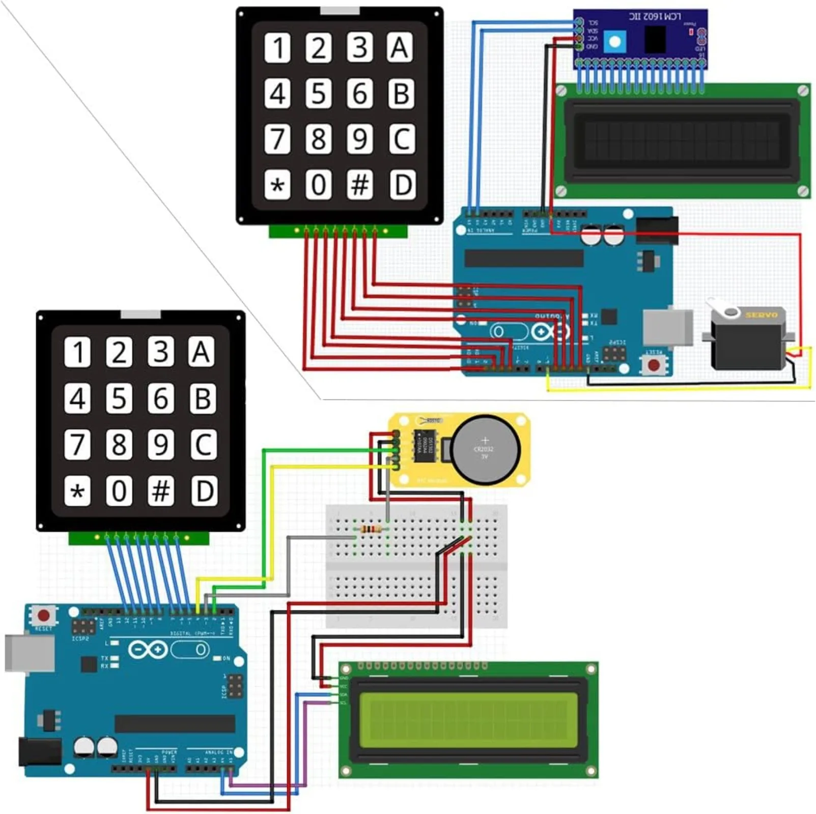 แผงปุ่มกดเมมเบรนแบบเมทริกซ์ 4x - Arduino Diy Electronics บทวิจารณ์และราคา