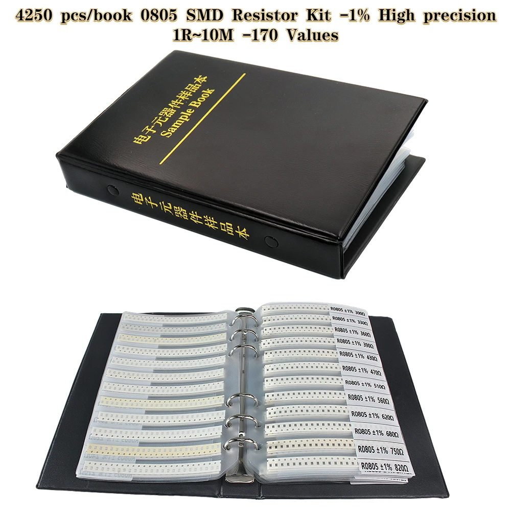 4250PCS 0805 ตัวต้านทาน SMD Bo - Diy Electronics Book บทวิจารณ์และราคา