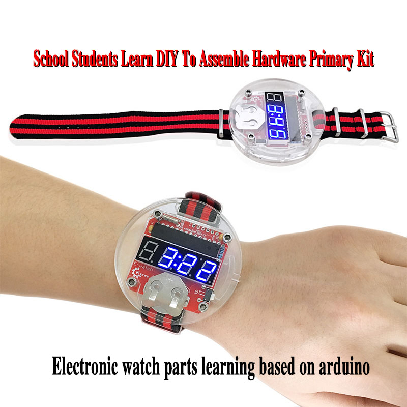 ชิปเดี่ยว LED ชุดนาฬิกา DIY Bi - Arduino Diy Electronics บทวิจารณ์และราคา
