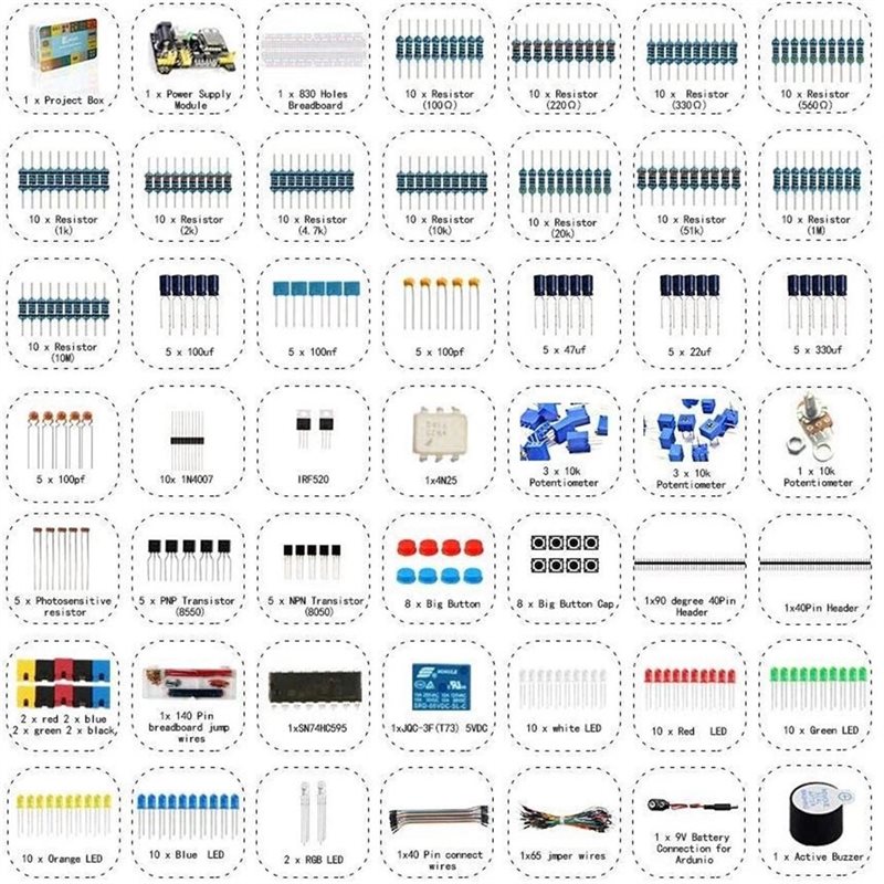 ดีไซน์ใหม่~ ชุดอุปกรณ์อิเล็กทร - Arduino Diy Electronics บทวิจารณ์และราคา
