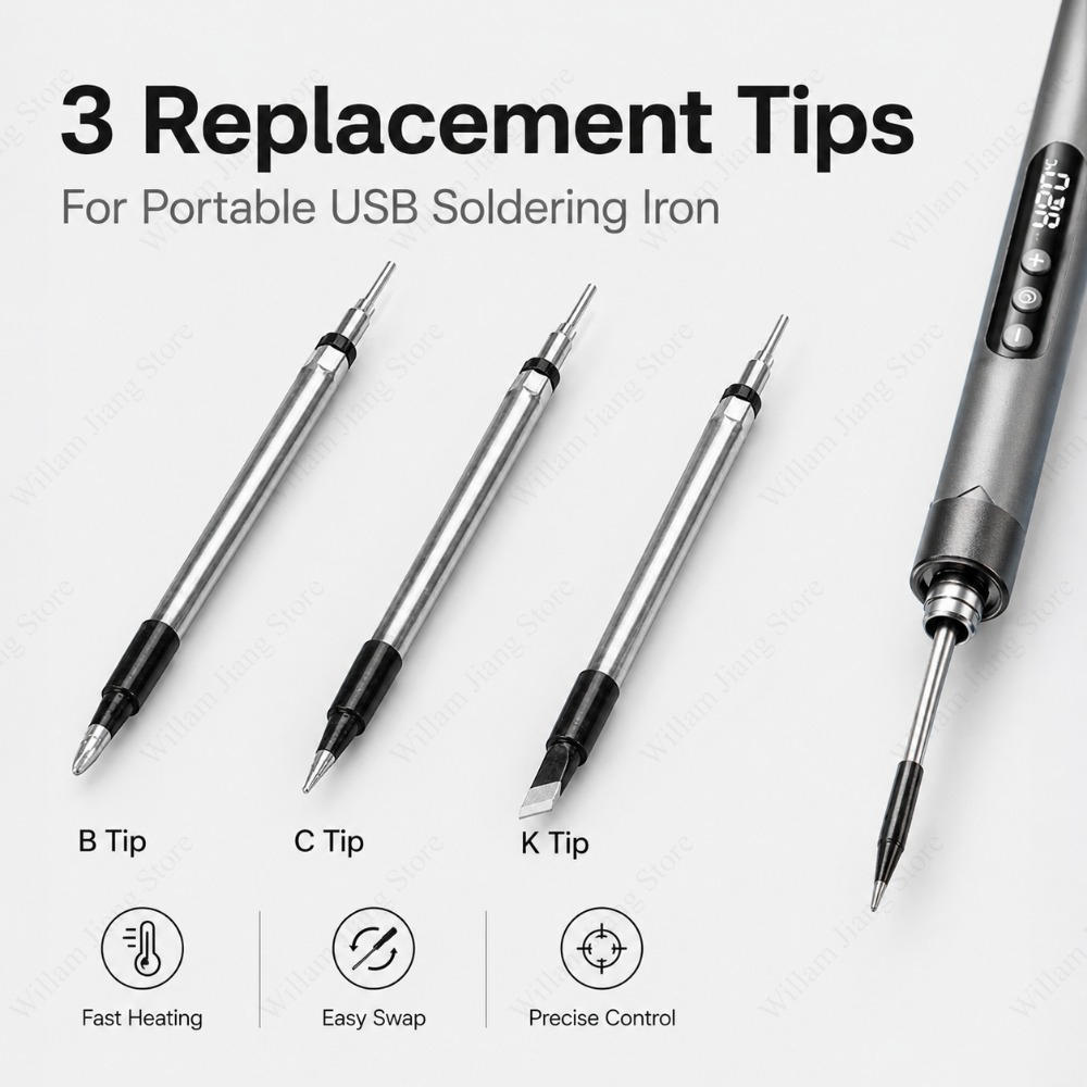 หัวแร้งบัดกรี USB แบบเปลี่ยนได - Flux Pen Electronics บทวิจารณ์และราคา