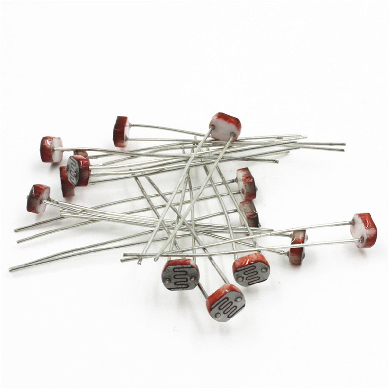 30 ชิ้น 5 มม.โฟโตเรซิสเตอร์ LD - Arduino Diy Electronics บทวิจารณ์และราคา