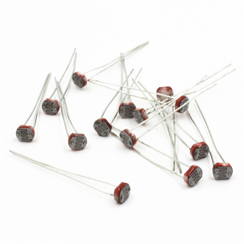 30 ชิ้น 5 มม.โฟโตเรซิสเตอร์ LD - Arduino Diy Electronics บทวิจารณ์และราคา