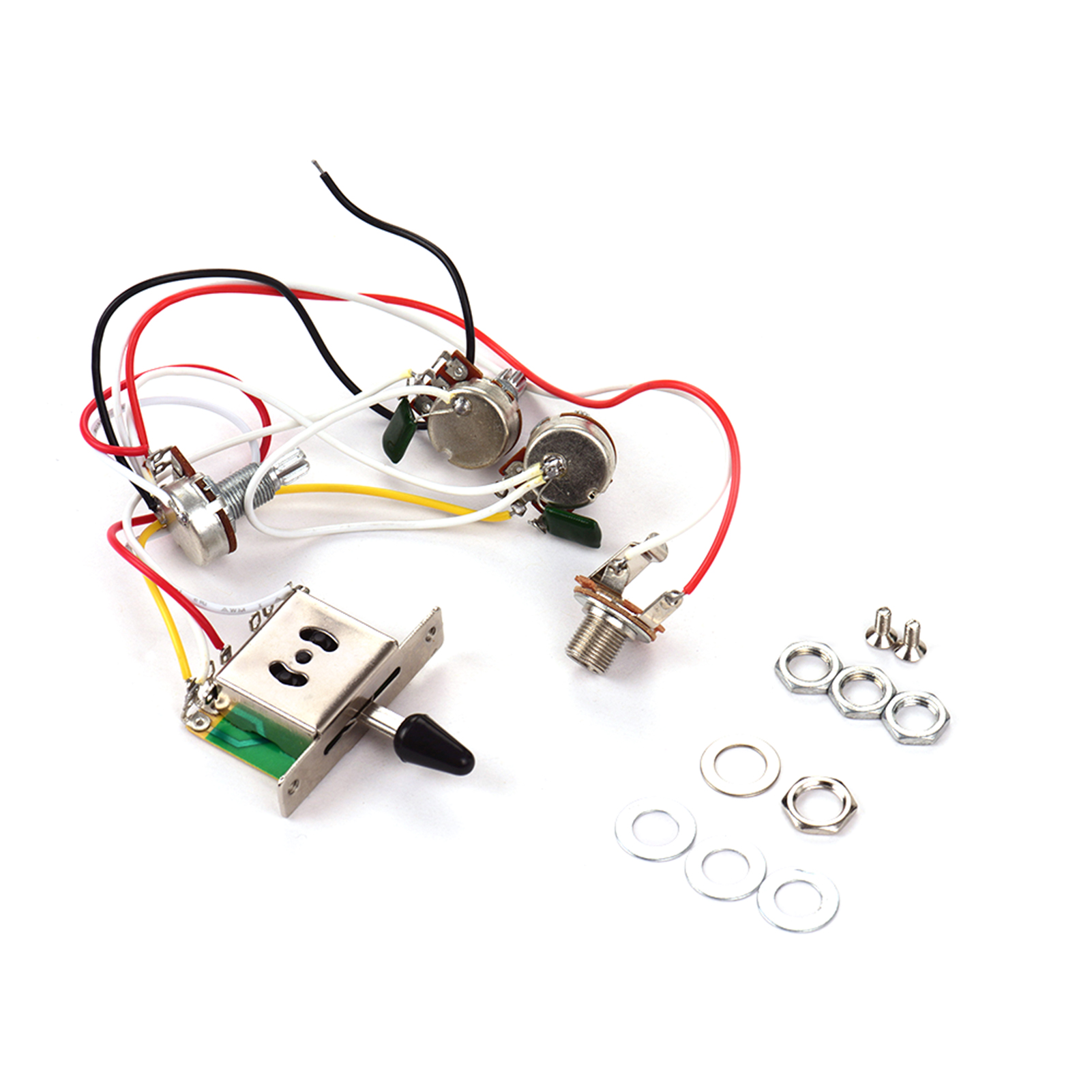 ชุดสายไฟกีตาร์ไฟฟ้าเปลี่ยน 1 ป - Diy Guitar Electronics บทวิจารณ์และราคา