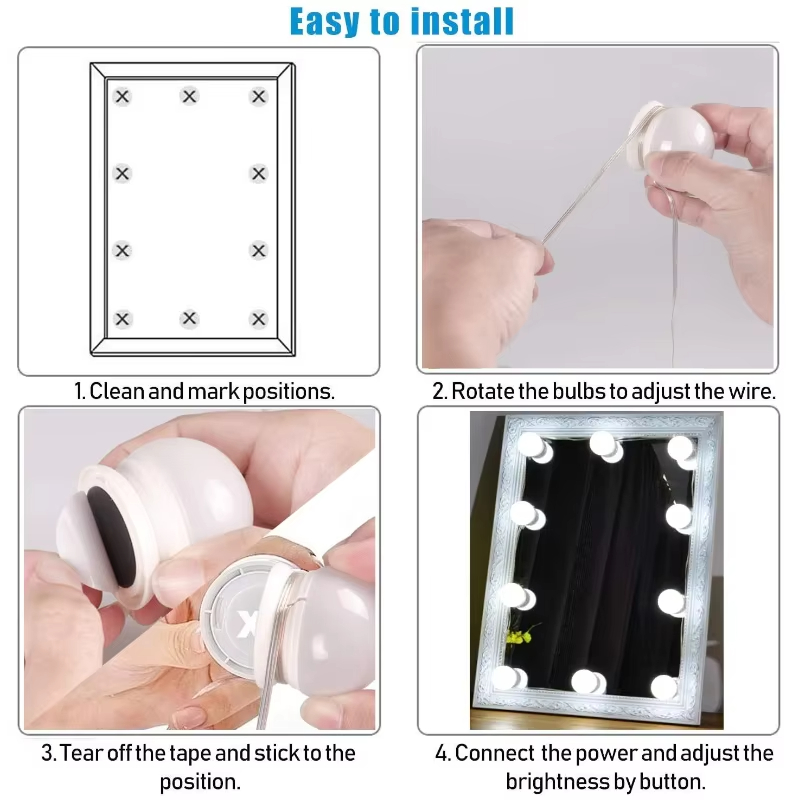 ชุดหลอดไฟ LED สำหรับกระจกแต่งห - Led Assortment Kit บทวิจารณ์และราคา
