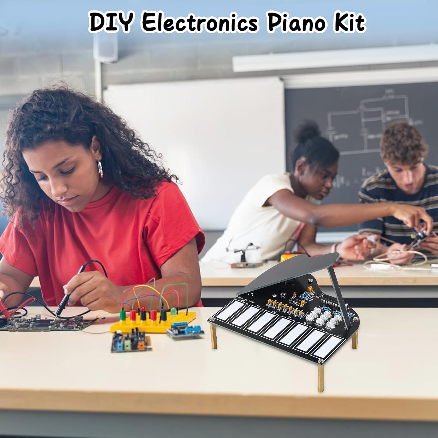 DIY การประสาน ชุดฝึก 7 คีย์มิน - Diy Guitar Electronics Kit บทวิจารณ์และราคา