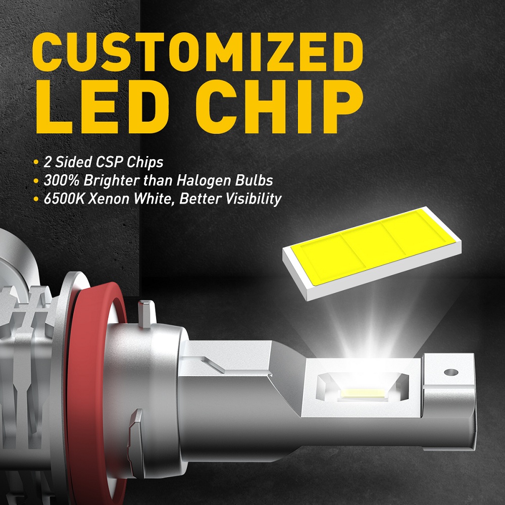AUXITO 2 ชิ้น 9005 H11 LED ไฟห - Led Assortment Kit บทวิจารณ์และราคา