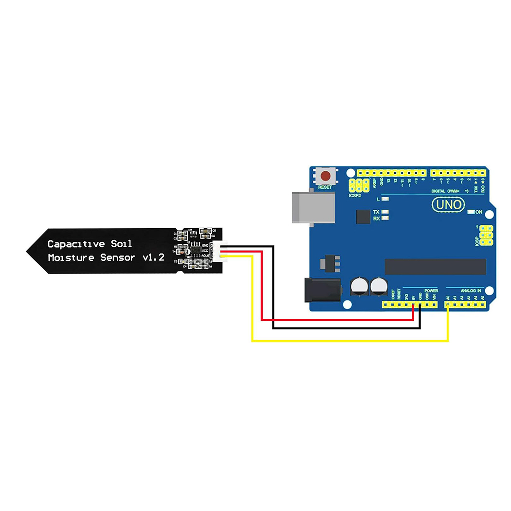โมดูลเซ็นเซอร์ความชื้นในดินแบบ - Arduino Diy Electronics บทวิจารณ์และราคา