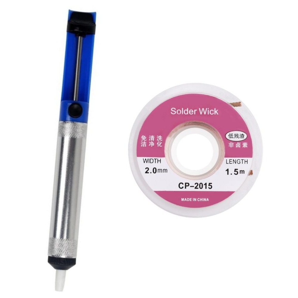 อลูมิเนียม Desoldering ปั๊มสูญ - Flux Pen Electronics บทวิจารณ์และราคา