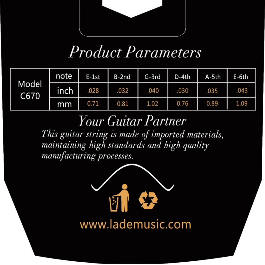 IRIN C670 คลาสสิกสายกีตาร์คลาส - Diy Guitar Electronics บทวิจารณ์และราคา