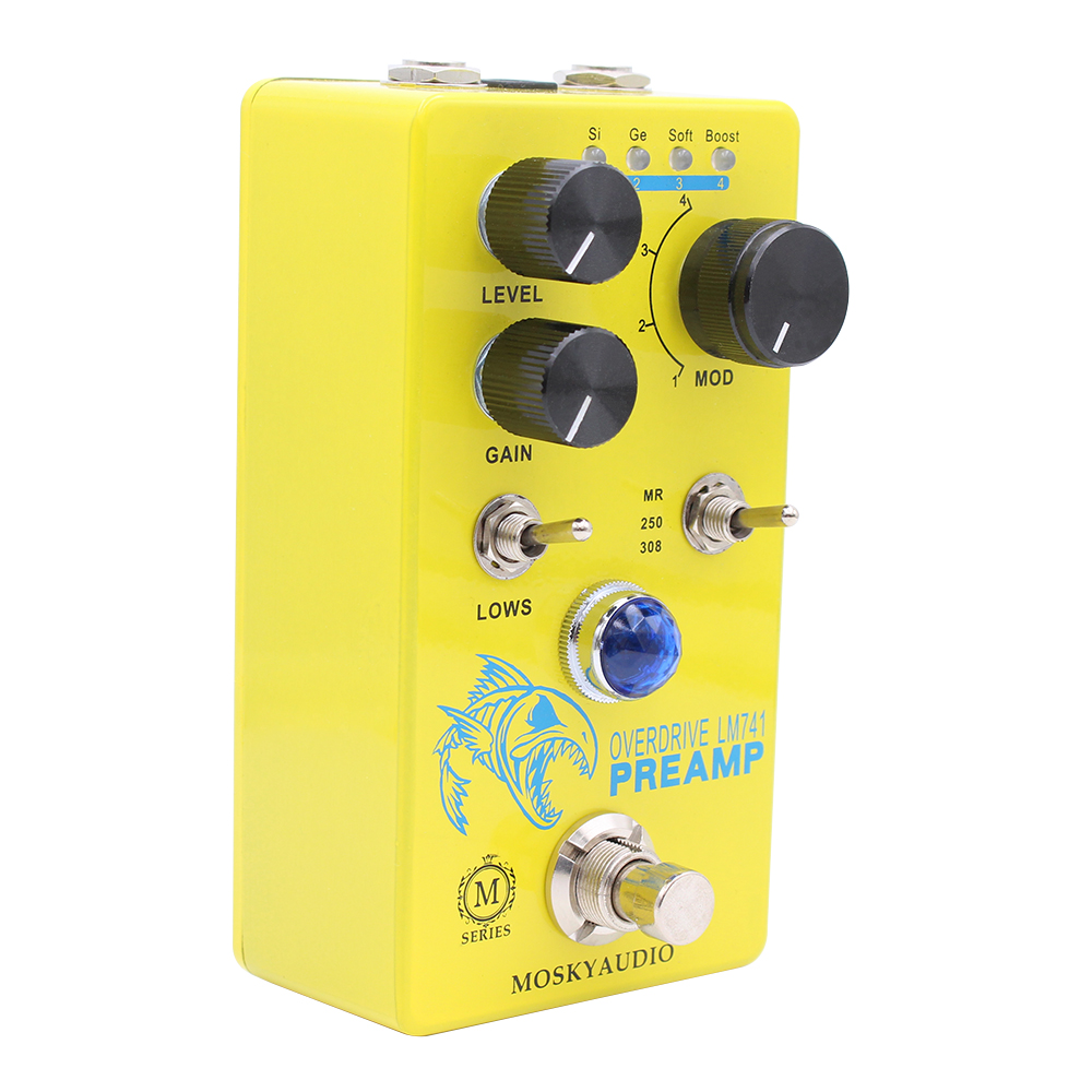 MOsky LM741แอมป์กีต้าร์ที่เหยี - Diy Guitar Electronics บทวิจารณ์และราคา