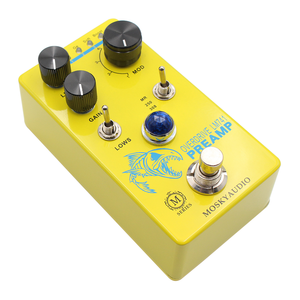MOsky LM741แอมป์กีต้าร์ที่เหยี - Diy Guitar Electronics บทวิจารณ์และราคา