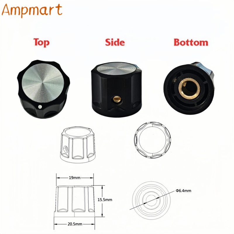 ปุ่มควบคุมเสียง Ampmart ขนาด 2 - Diy Guitar Electronics Kit บทวิจารณ์และราคา