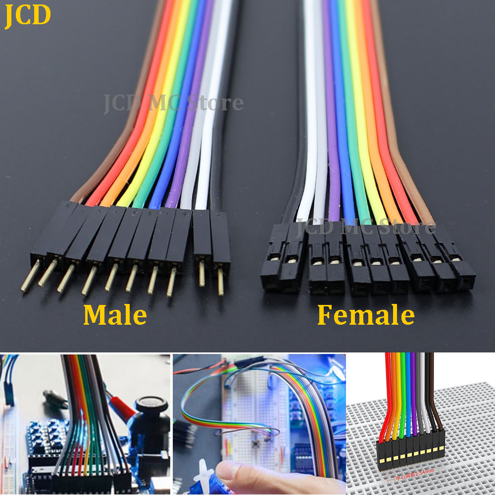สายจัมเปอร์แบบ Dupont 10 พิน 1 - Arduino Diy Electronics บทวิจารณ์และราคา
