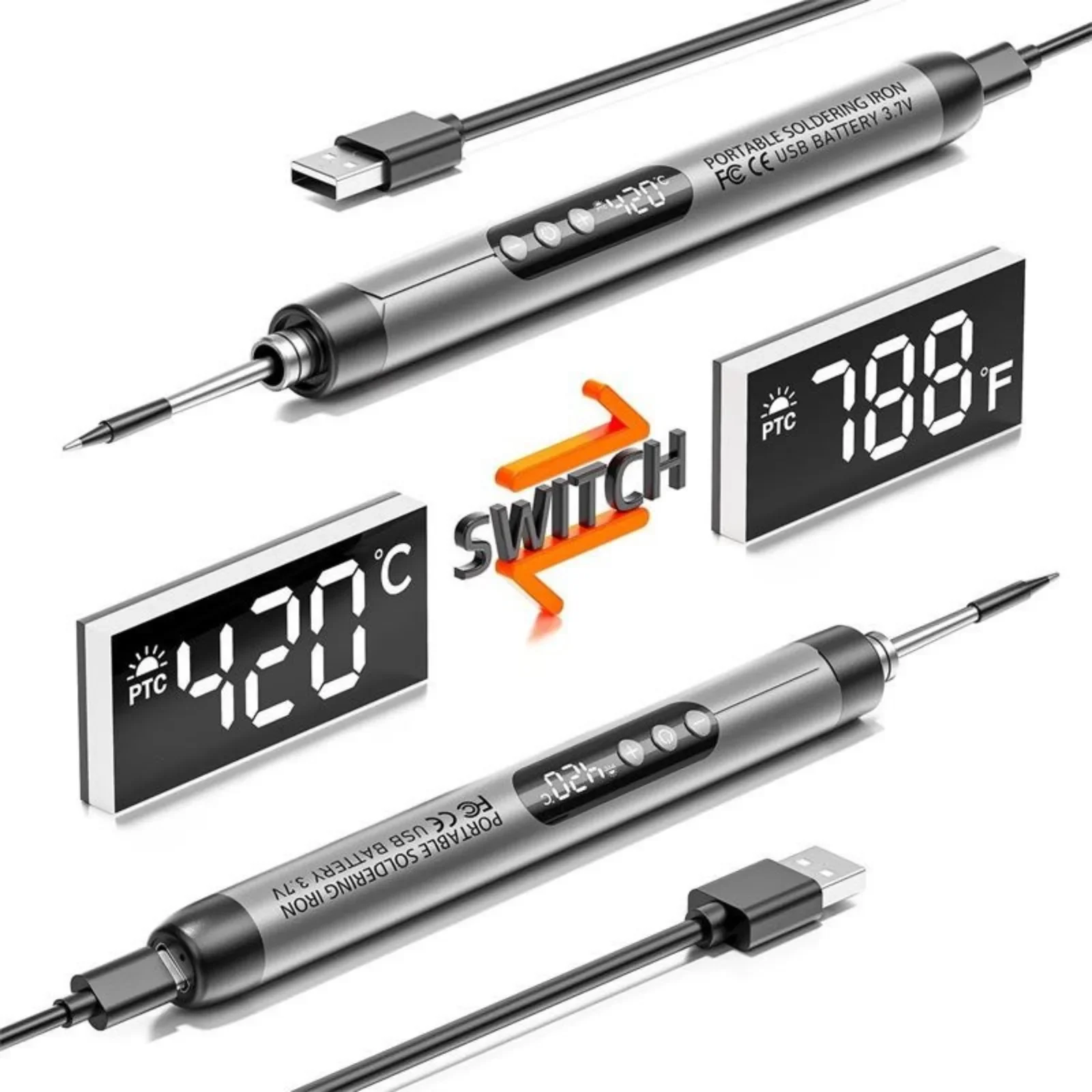หัวแร้งขนาดเล็กแบบไร้สาย ชาร์จ - Flux Pen Electronics บทวิจารณ์และราคา