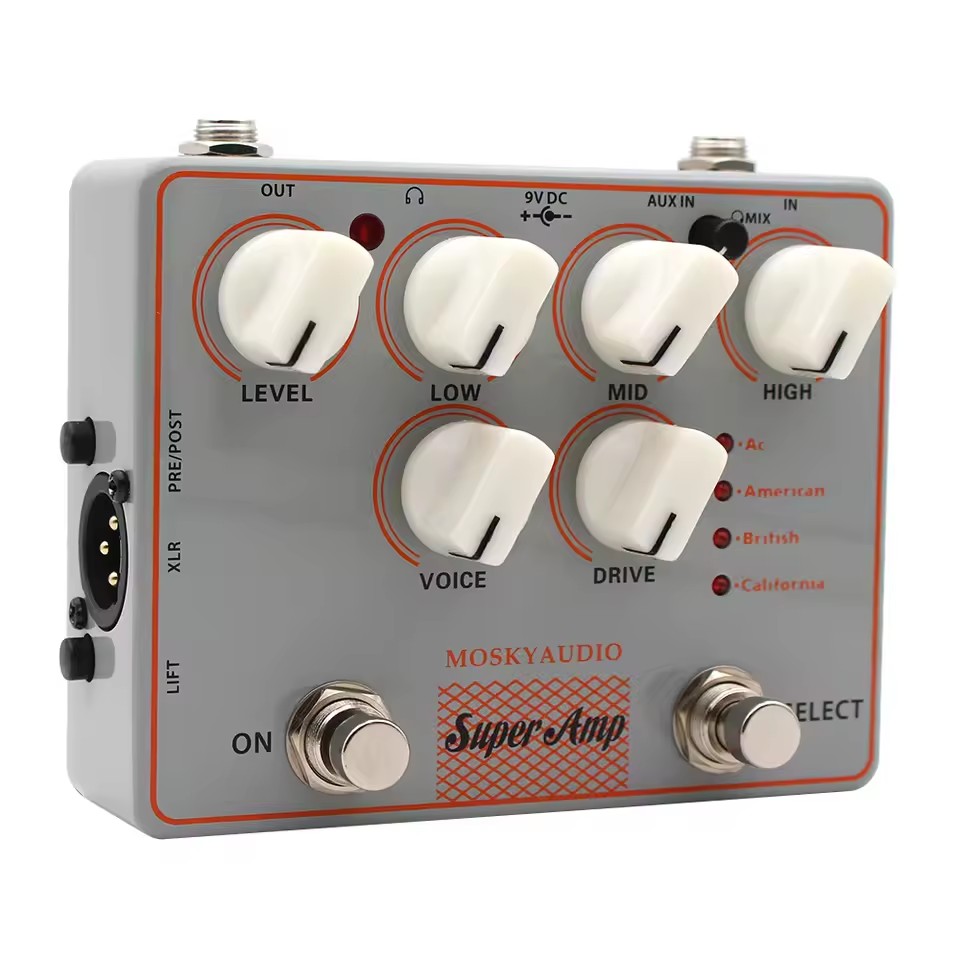 เอฟเฟคกีตาร์ไฟฟ้า Mosky 4 AMP  - Diy Guitar Electronics บทวิจารณ์และราคา