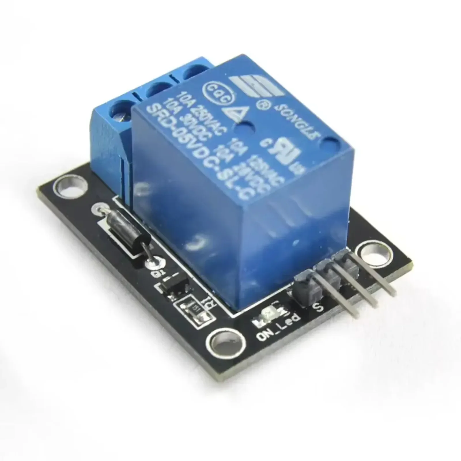 5PCS 1 ช่อง 5V รีเลย์โมดูล SRD - Arduino Diy Electronics บทวิจารณ์และราคา