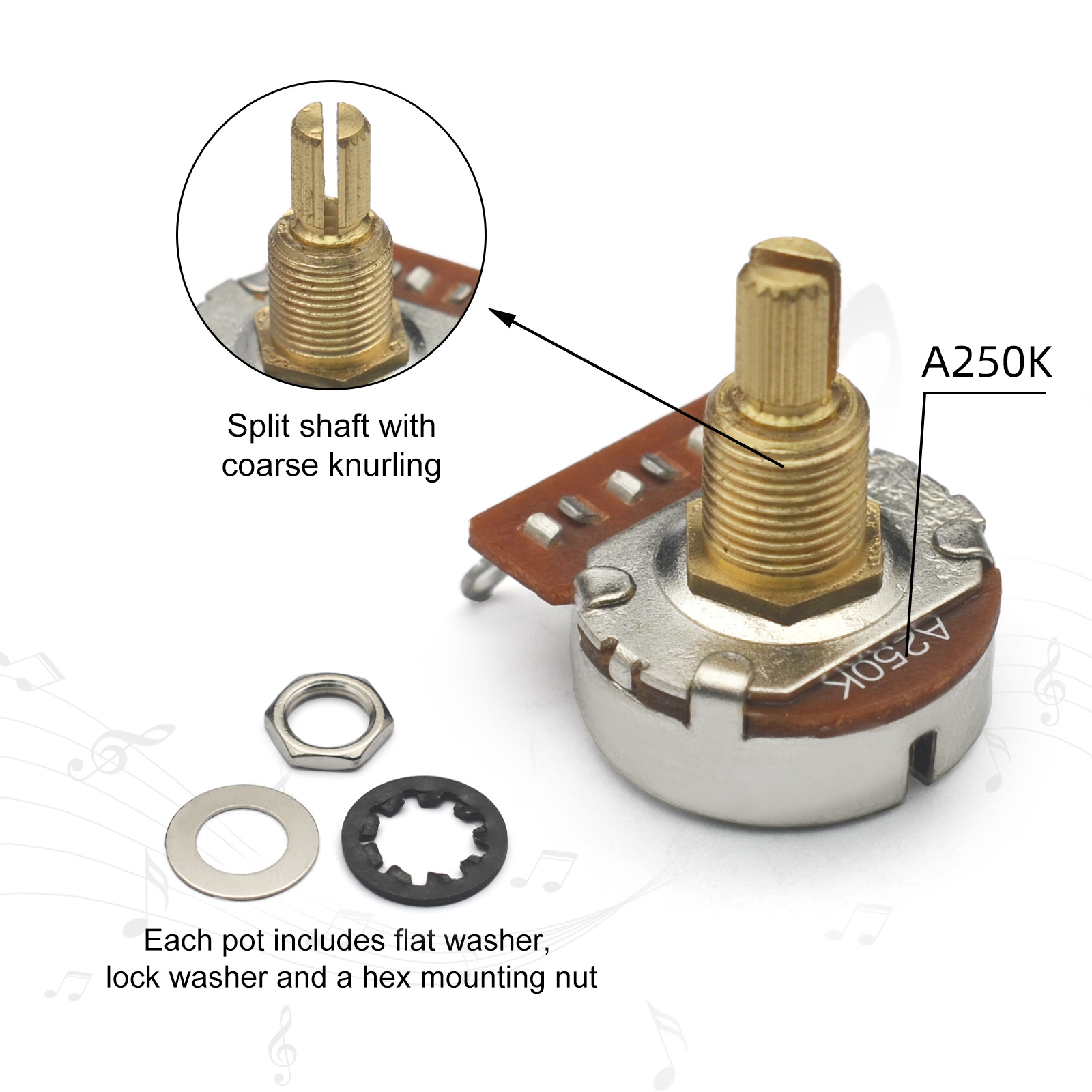 ชุดสายไฟกีตาร์เบส 1 วอลลุ่ม 1  - Diy Guitar Electronics Kit บทวิจารณ์และราคา